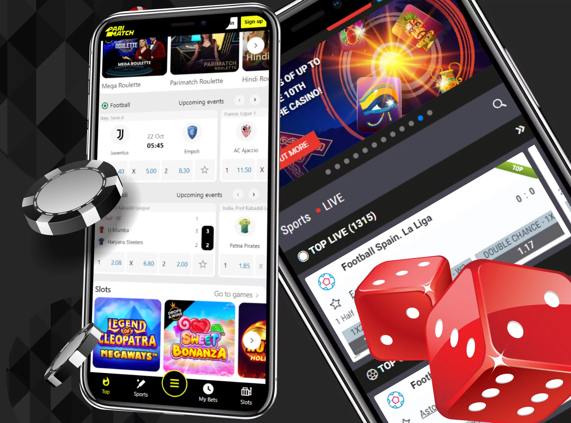 Choose an online casino from our list.