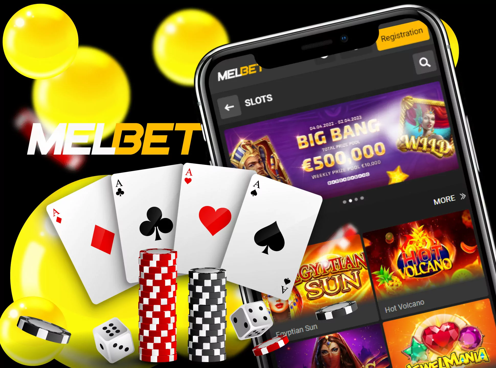 Play casino games using Melbet casino app