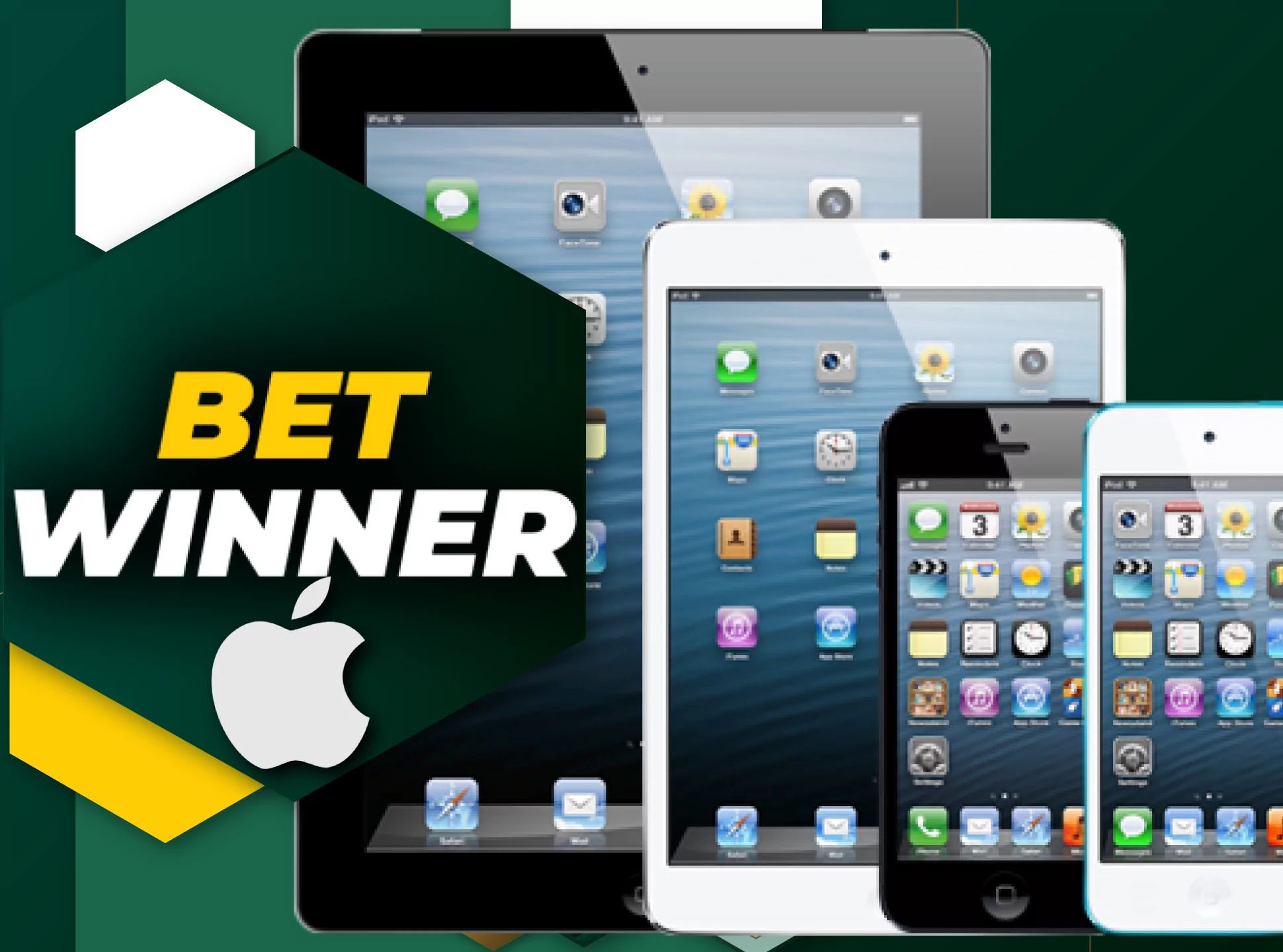 Install Betwinner app on your iOS device.