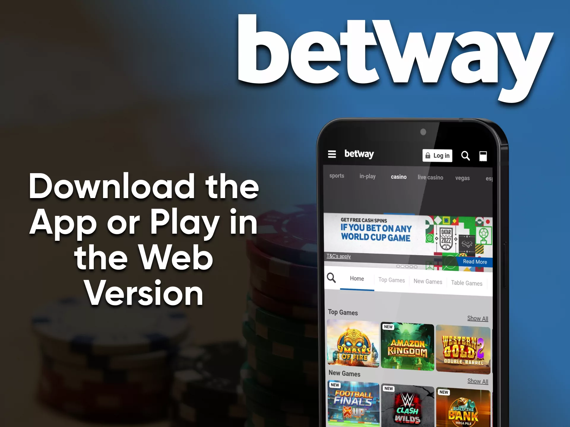 Play at Betway Casino in the way that is convenient for you.