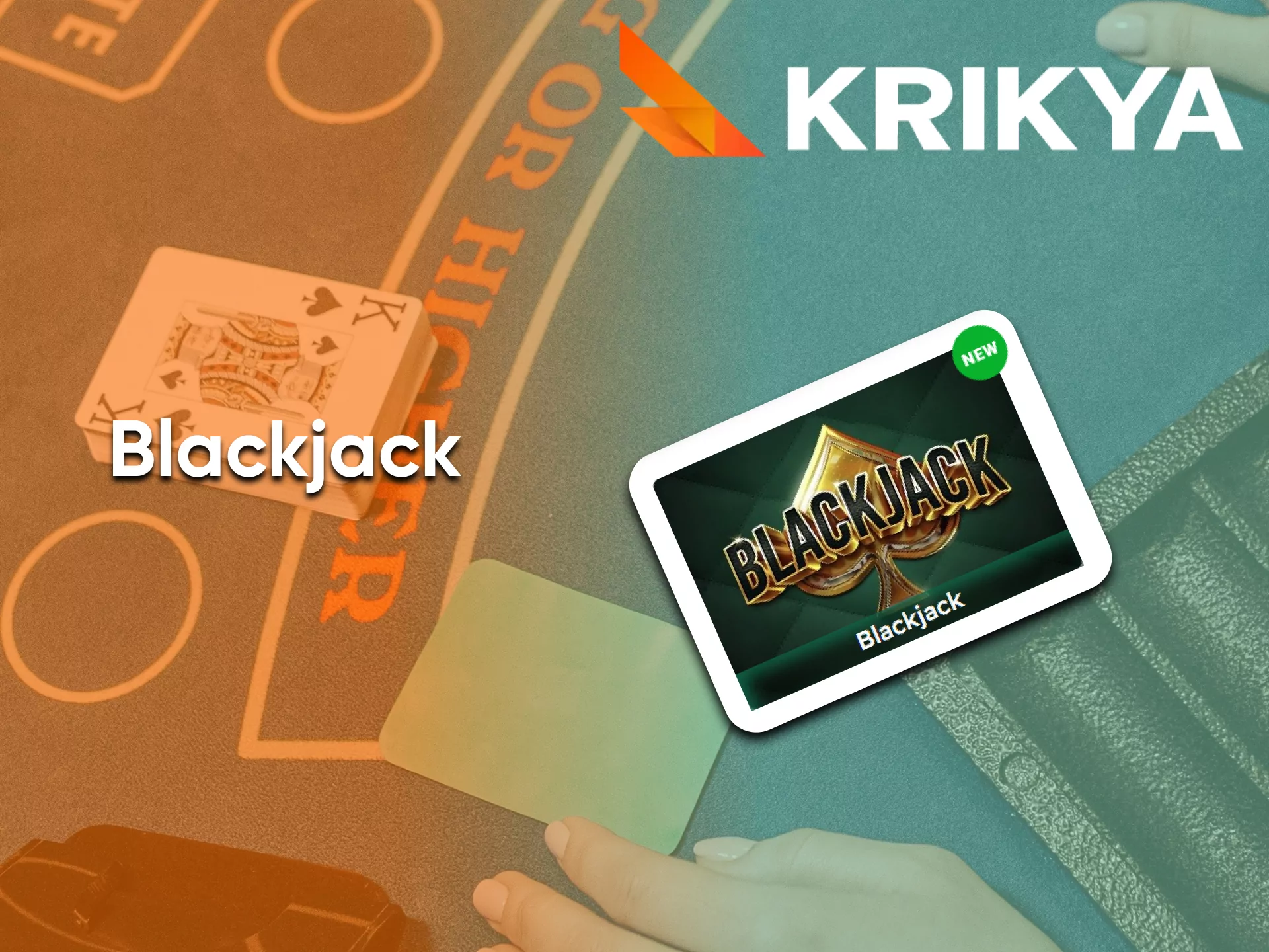 Fans of card games can play Blackjack by Krikya.