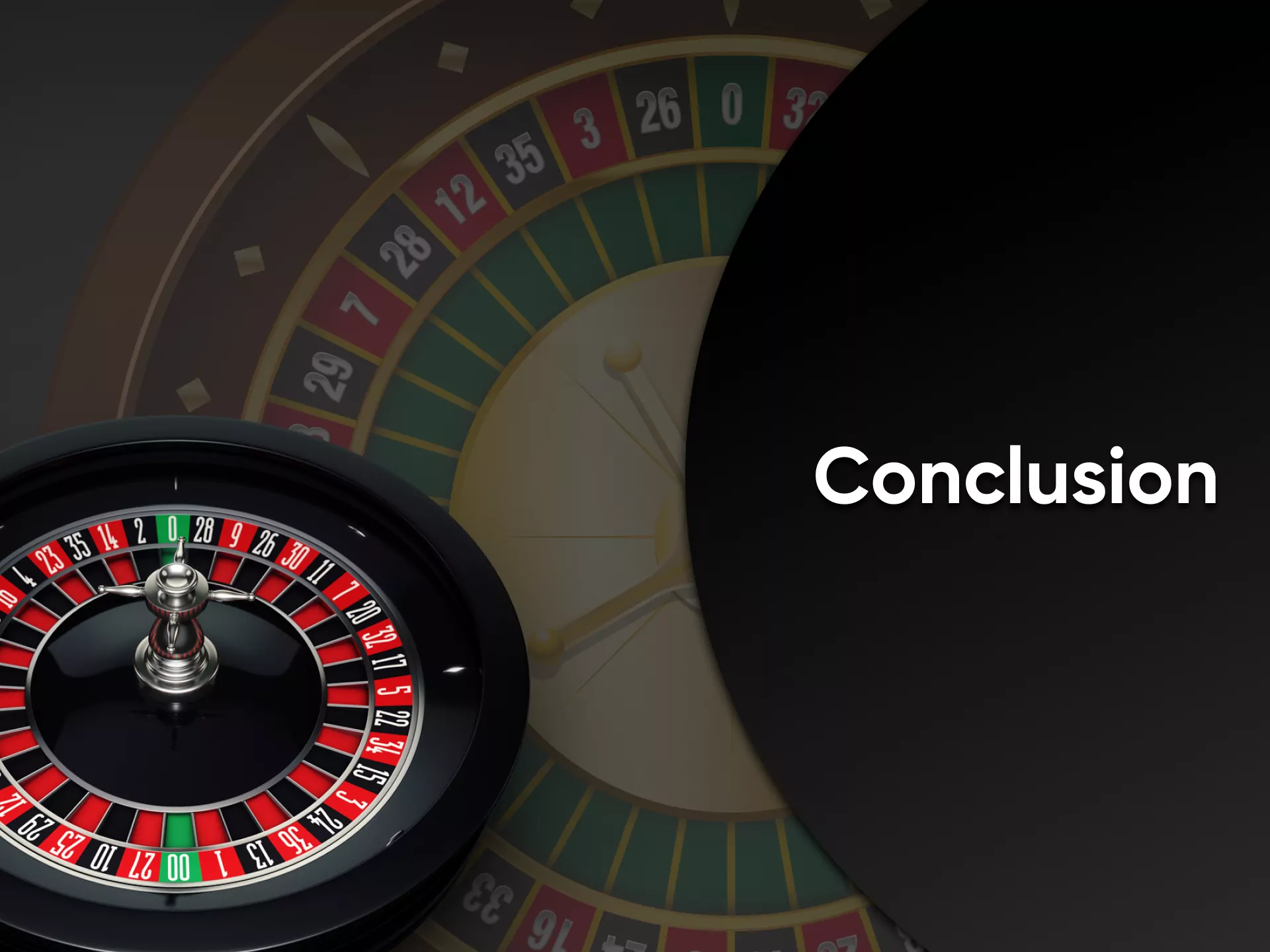 Have a good time playing online roulette.