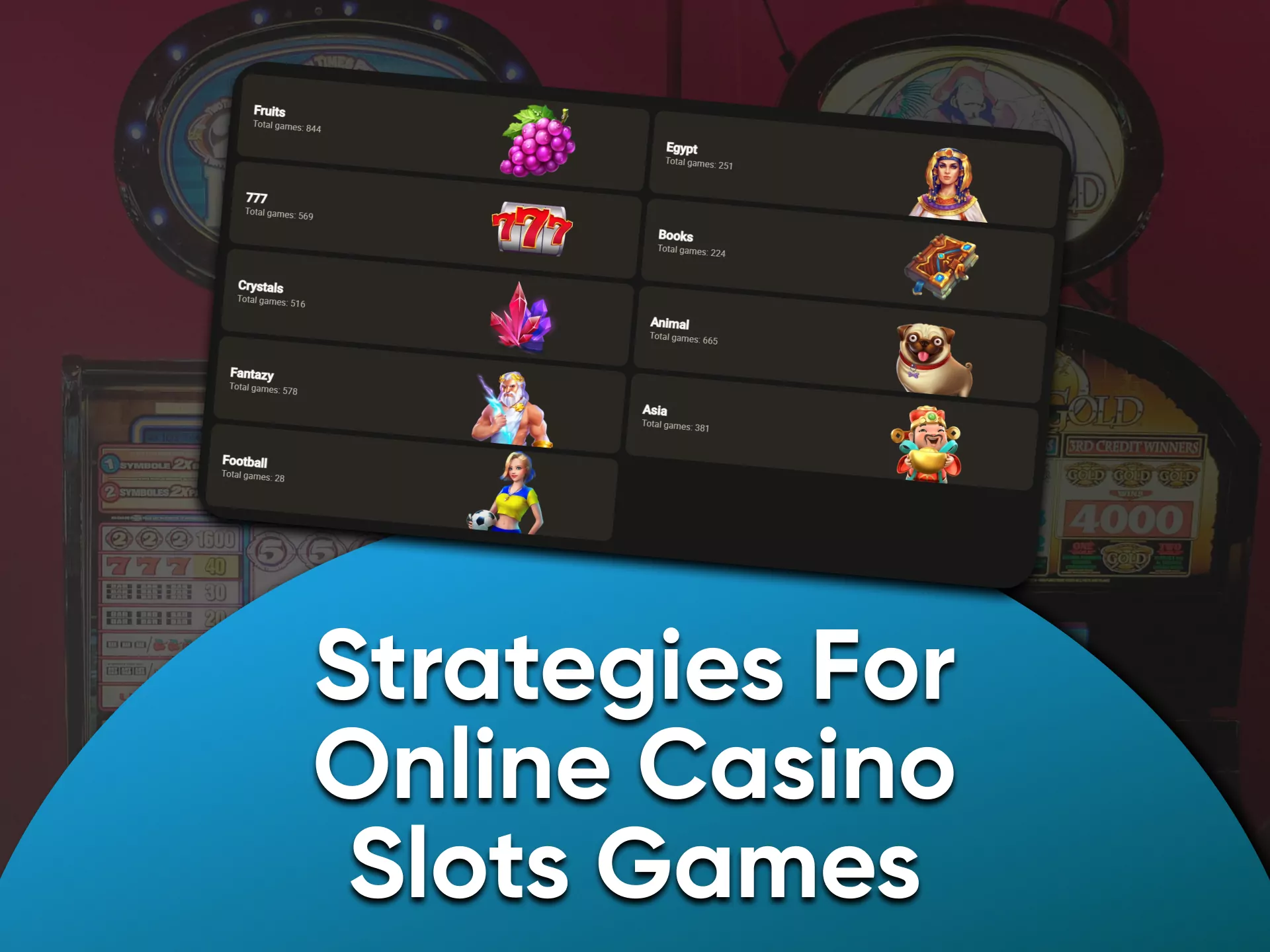 Play smart in slots online.