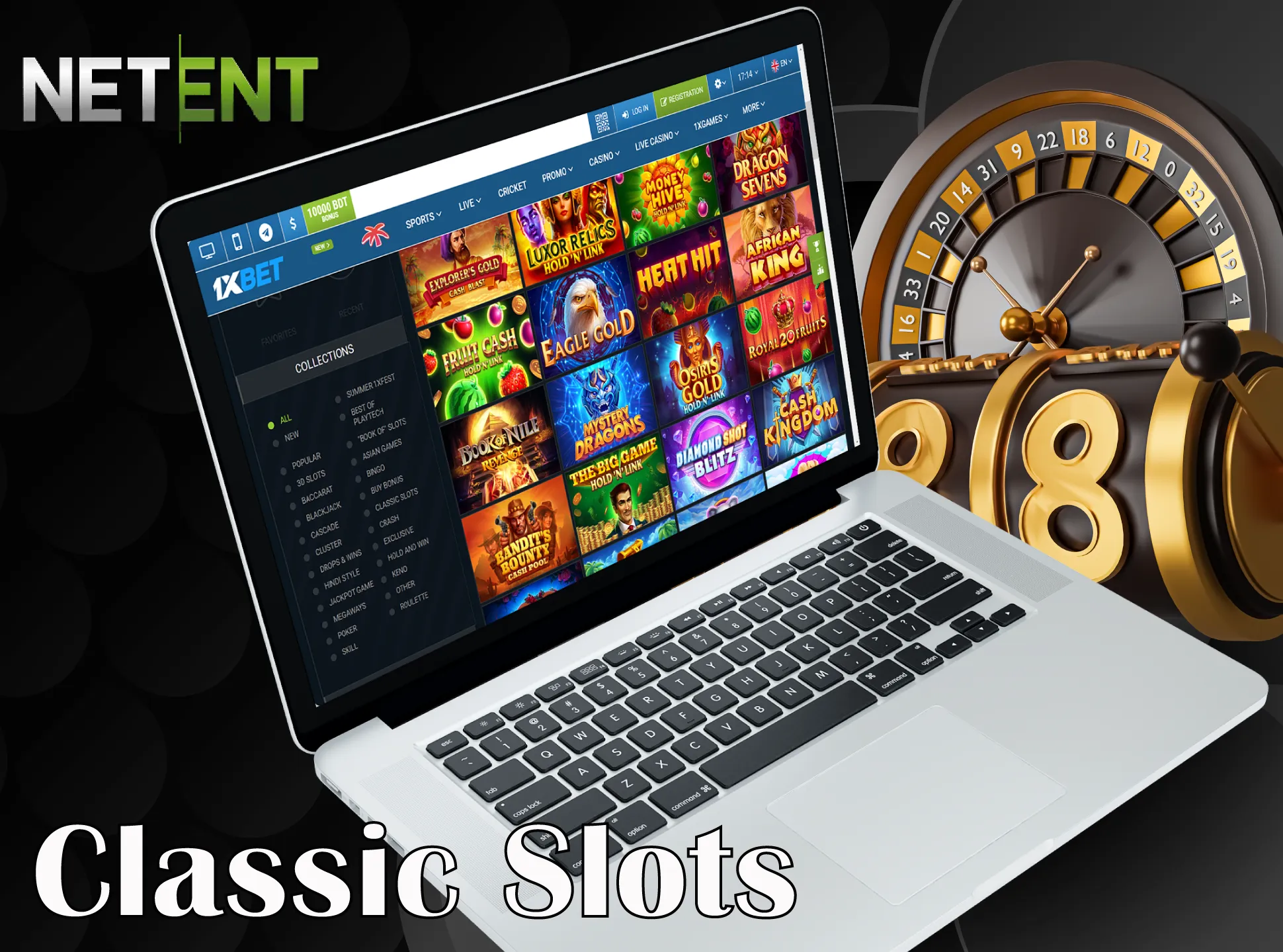 These are the most well-known slots from NetEnt.