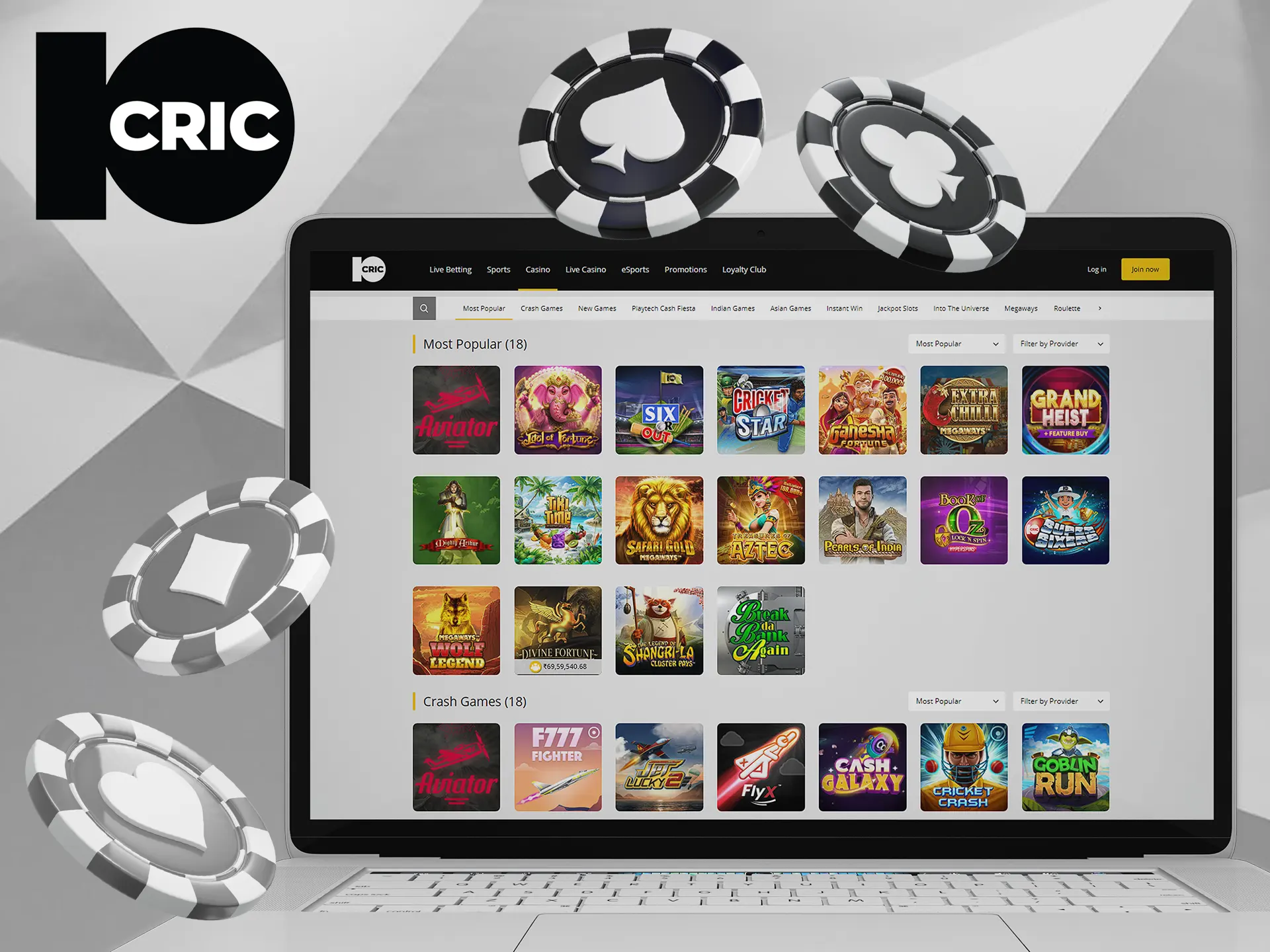 10cric casino is a great place for playing casino games.