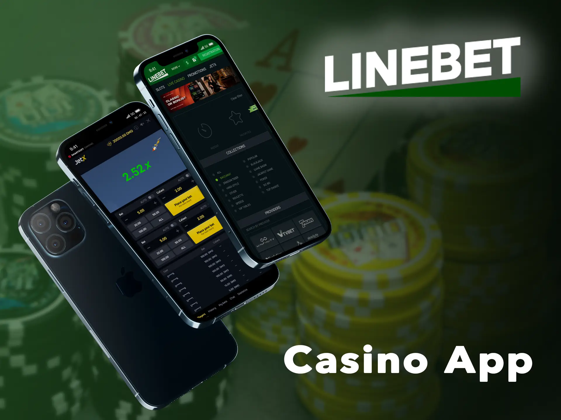 You will get the same Linebet website interface but more compact, more ergonomic and you can play anywhere in the world.
