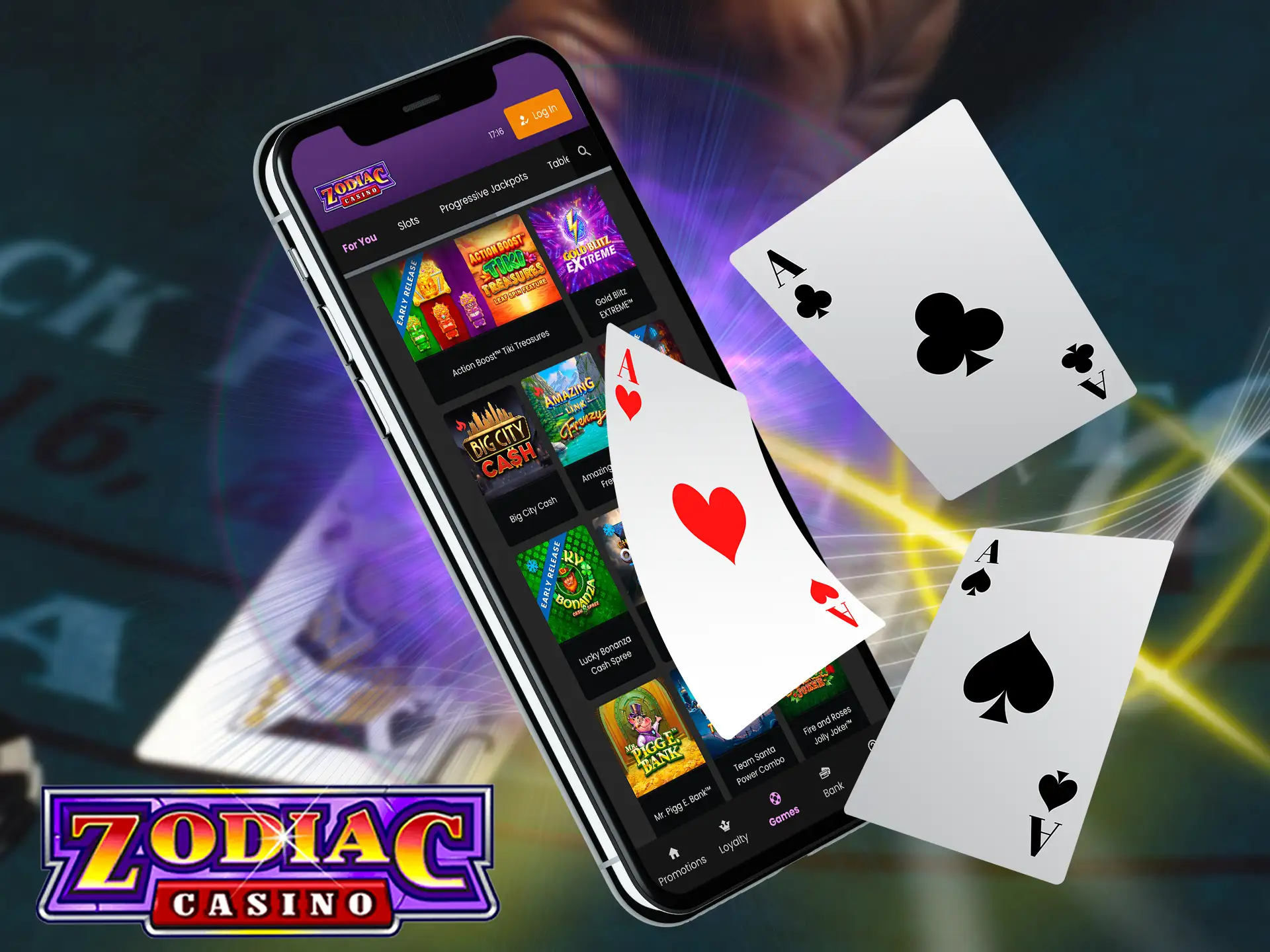 A giant jackpot awaits Zodiac Casino players, as well as many other interesting prizes.