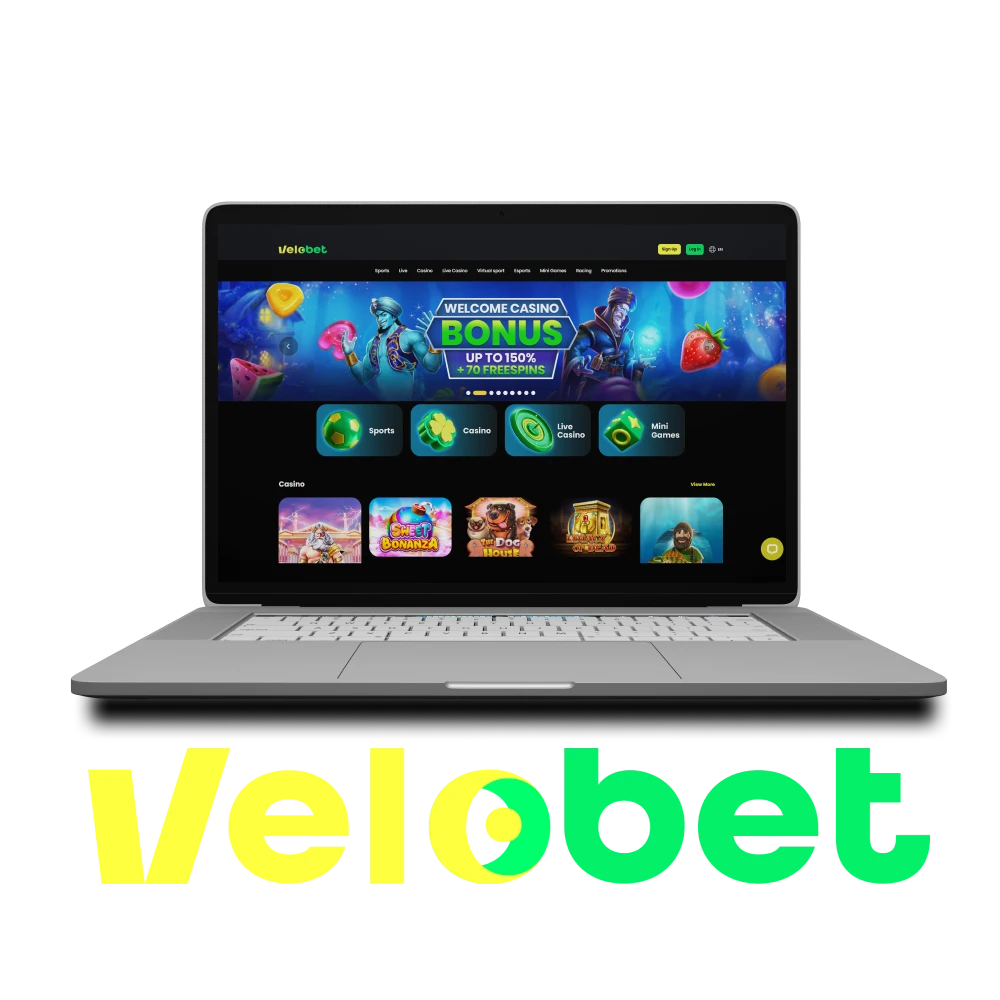 For games, choose the Velobet website.